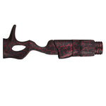 SEAGUIDE Casting Reel Seat Model XCSS with red crackle finish, casting lever nut area