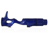 SEAGUIDE Casting Reel Seat Model XCSS in deep blue with ribbed hood and end cap