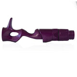 SEAGUIDE Casting Reel Seat Model XCSS in purple, ribbed hood and end cap