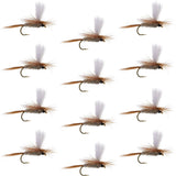 Hares Ear Parachute Classic Dry Fly - 12 Flies Hook Size 16