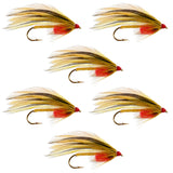Platte River Special Classic Streamer Flies - Set of 6- Hook Size 4