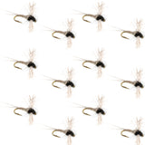 Z-Lon Wing Trico Spinner Kapok Body Hook 12 Flies Size 22