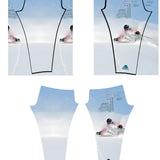 Pow 2 Mountain Print Patterned All Sport Leggings