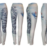 Pow Mountain Print Patterned All Sport Leggings
