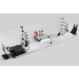 Power wrapper and dryer machine base with switch and blue indicator