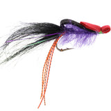 Purple, Black and Red Saltwater EP Foam Fly, size 2/0 | Qty. 2 | Wild Water Fly Fishing