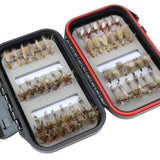 Attractor/Trout Stimulator Fly Assortment, 42 Flies | Fly Box | Wild Water Fly Fishing