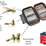 Attractor/Trout Stimulator Fly Assortment, 42 Flies | Fly Box | Wild Water Fly Fishing