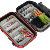 Mini Mega Fly Assortment, 60 All-Time Most Popular Flies | Fly Box | Wild Water Fly Fishing