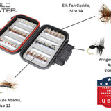 Dry Fly Assortment, 36 Dry Flies | Fly Box | Wild Water Fly Fishing