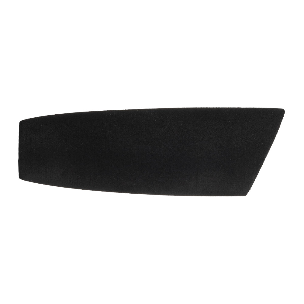 Black EVA rear grip pad, smooth rectangular piece