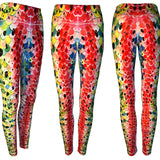 Rainbow3 Trout Fish Print Patterned All Sport Leggings