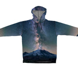 Mount Rainier Sun Protective Wildlife Graphic Hoodie