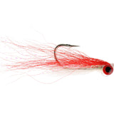 Clouser Minnow, Size 1/0 | Red | Qty. 3 | Wild Water Fly Fishing