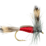 Humpy Fly, Size 10 | Red | Qty. 6 | Wild Water Fly Fishing