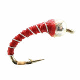 Zebra Midge, Size 18 | Red | Qty. 6 | Wild Water Fly Fishing