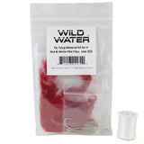 Red and White Pike Fly Tying Material Kit, size 3/0 | Wild Water Fly Fishing