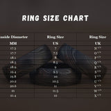 Timeless Bond Hand-Forged Damascus Steel Proposal Memory Ring by KBS Knives Store
