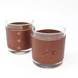 Fly Stamped Rocks Glasses