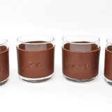 Fly Stamped Rocks Glasses
