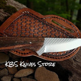 Farriers Rasp Knife – 7.25" Full Tang Blade with Rosewood Handle & Western Sheath