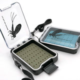 Nirvana Small Silicone Waterproof Fly Box w/ Artwork By Anthony Naples