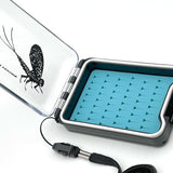 Nirvana Small Silicone Waterproof Fly Box w/ Artwork By Anthony Naples
