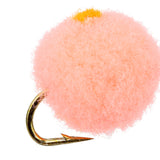 Egg Fly,  Size 12 | Salmon with Orange Spot | Qty. 6 | Wild Water Fly Fishing