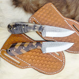 Western Knives - Handcrafted Sheep Horn & Wood Blades