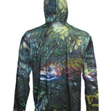 Secluded Brook Trout Graphic Fishing Hoodie