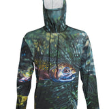 Secluded Brook Trout Graphic Fishing Hoodie