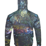 Secluded Brook Trout Heavyweight 1/4-Zip FlexShell Fishing Hoodie