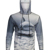 Shark Lightweight Ocean Graphic Hoodie