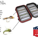 Nymph Fly Assortment, 24 Flies | Fly Box | Wild Water Fly Fishing