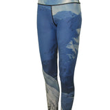 Snowboarder#2 Mountain Print Patterned All Sport Leggings