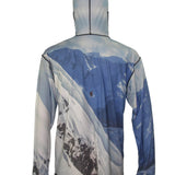 Snowboarder#2 Lightweight Mountain Graphic Hoodie