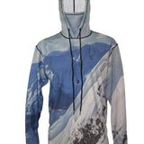 Snowboarder#2 Lightweight Mountain Graphic Hoodie