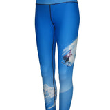 Snowboarder#3 Mountain Print Patterned All Sport Leggings