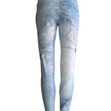 Snowcrossed Mountain Print Patterned All Sport Leggings