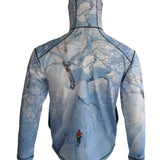 Snowcrossed Heavyweight 1/4-Zip FlexShell Mountain Hoodie
