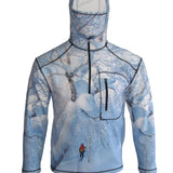 Snowcrossed Heavyweight 1/4-Zip FlexShell Mountain Hoodie