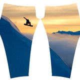 Snowboarder#1 Mountain Print Patterned All Sport Leggings