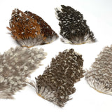 India Hen Back feather patch (Moonlit)