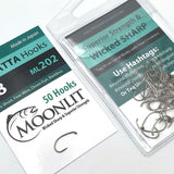 Moonlit TOGATTA ML202 Premium Barbless Hook (50 pack)