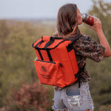 Taiga Orange Back Pack Cooler