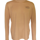 Men's Sun Protective Fishing Shirt Tan/Brown Trout
