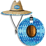Tarpon Fish Print Patterned Straw Sun Hat