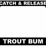Fishing License Plate Frames