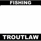 Fishing License Plate Frames