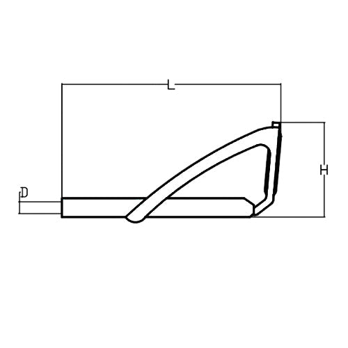 Seaguide boat tip-top diagram showing flanged zirconia ring on frame